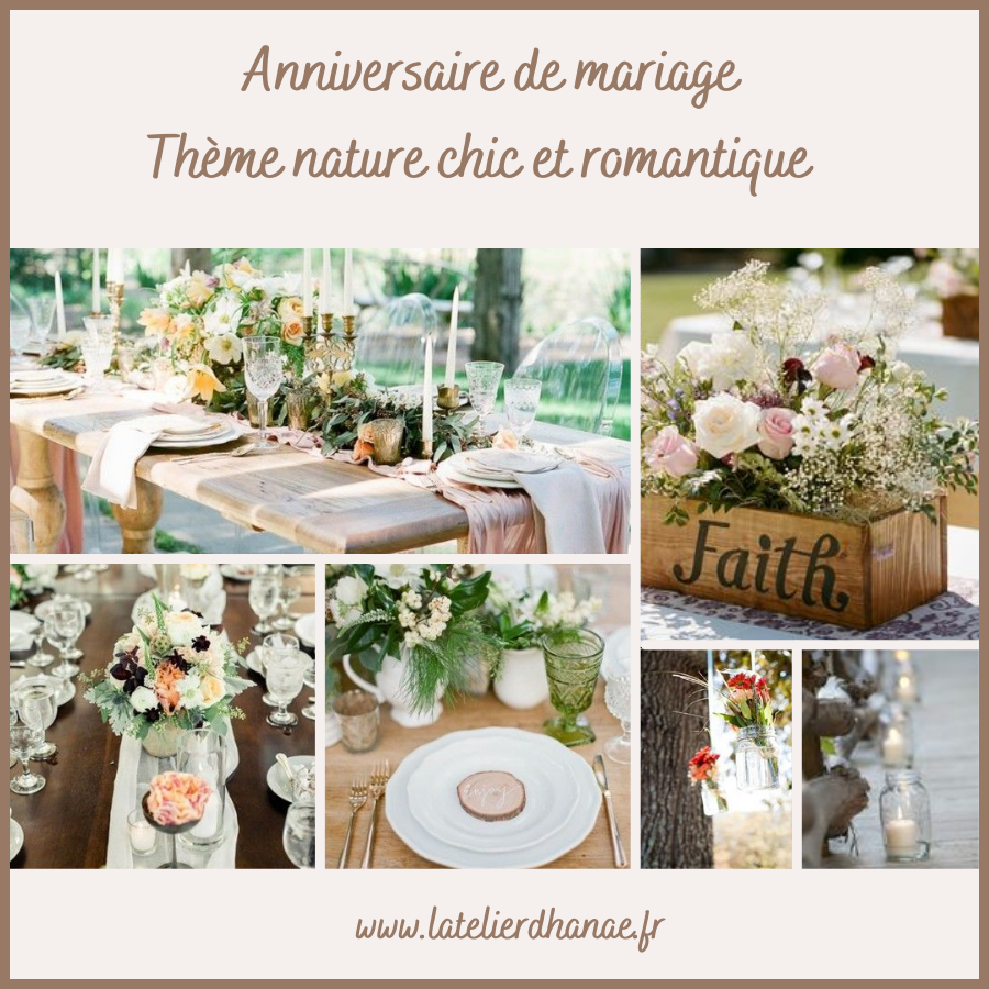 Anniversaire de mariage : Nature Chic Romantique