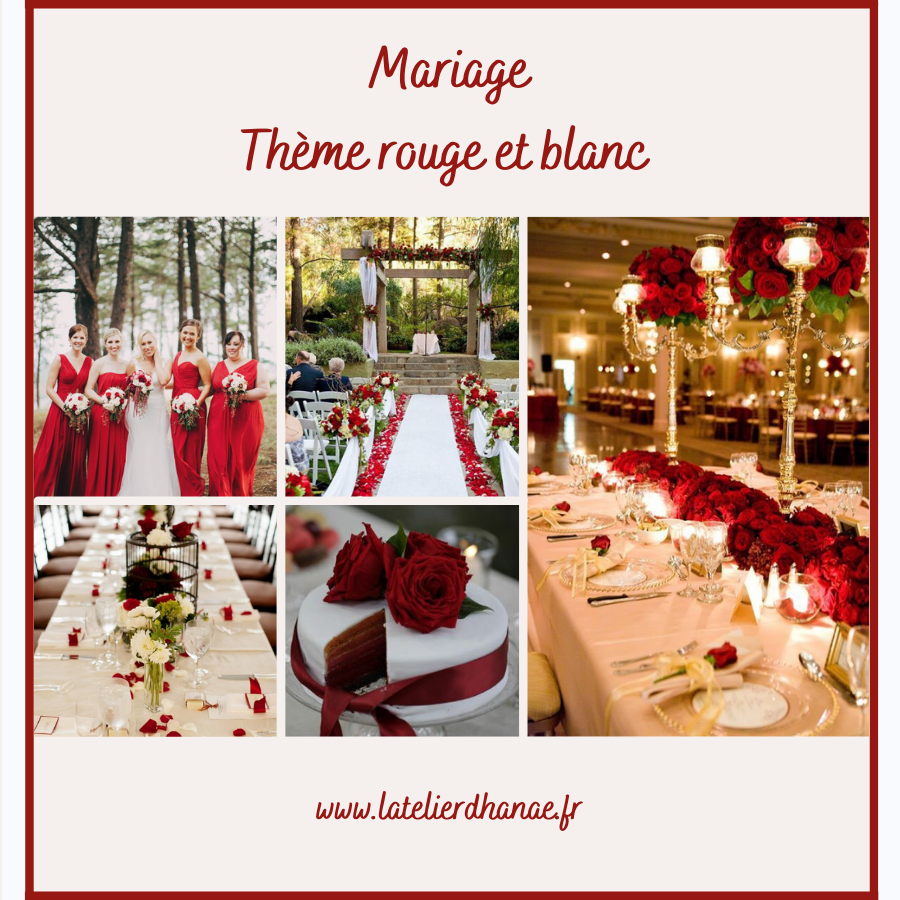 Mariage en Rouge et Blanc