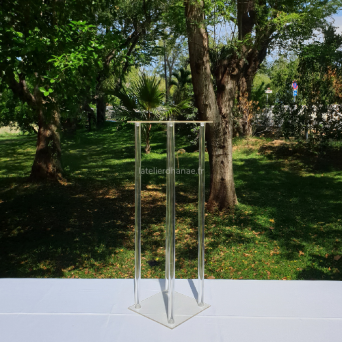 Colonne plexiglas 80cm