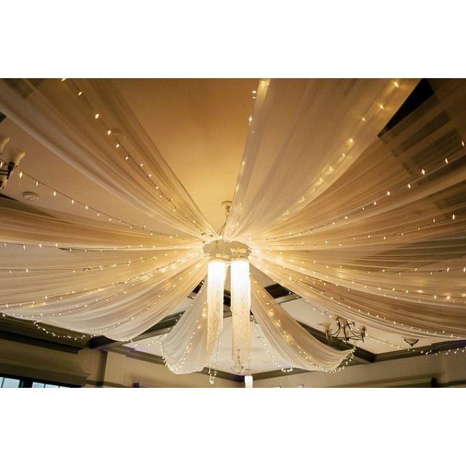 Location kit de tentures plafond lumineux blanc chaud 