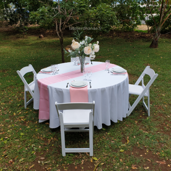 Nappe ronde Blanche 