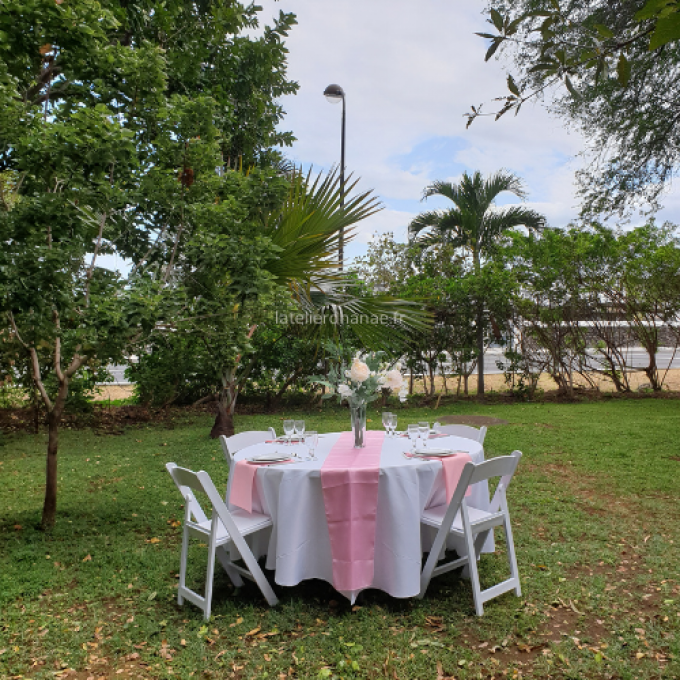 Nappe ronde Blanche 