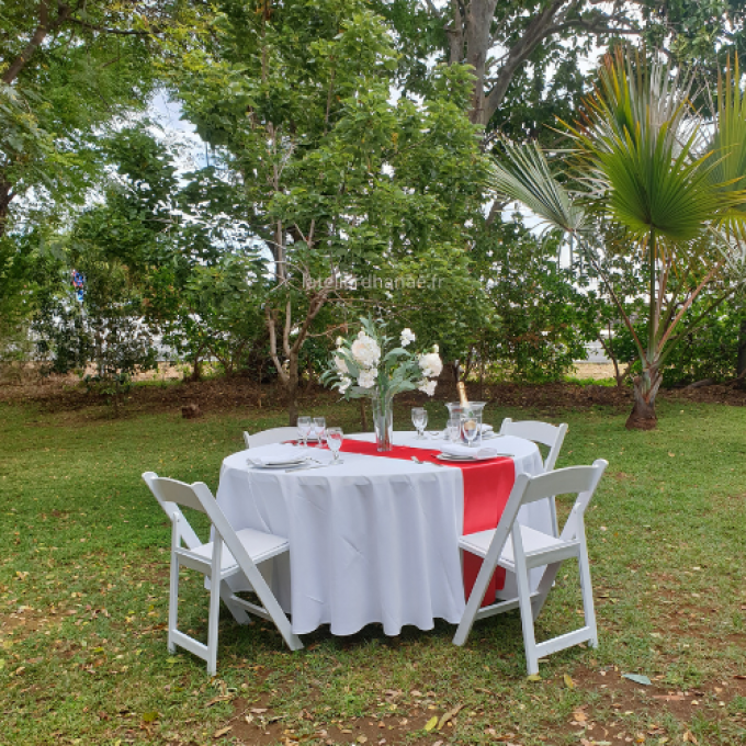 Nappe ronde Blanche 