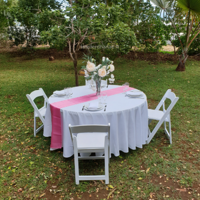 Nappe ronde Blanche 