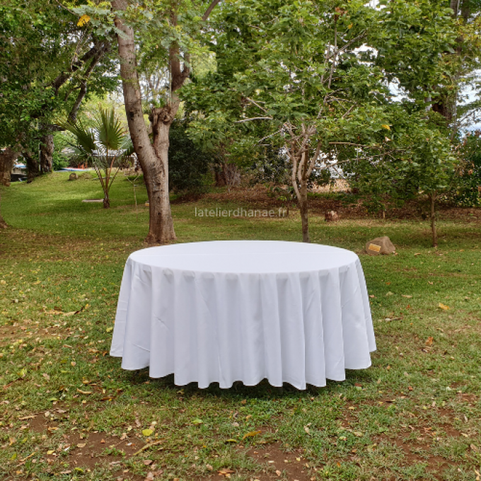 Nappe ronde Blanche 