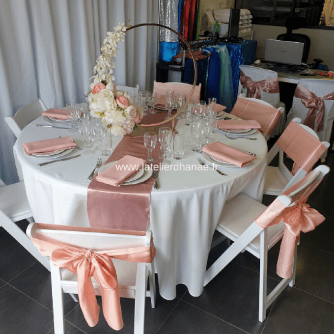 Location de Serviette Vieux rose nude